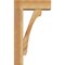 Ekena Millwork Legacy Block Rough Sawn Bracket w/ Offset Brace, Western Red Cedar, 6"W x 16"D x 28"H BKT0604X16X28LEC05RWR - alternate 2